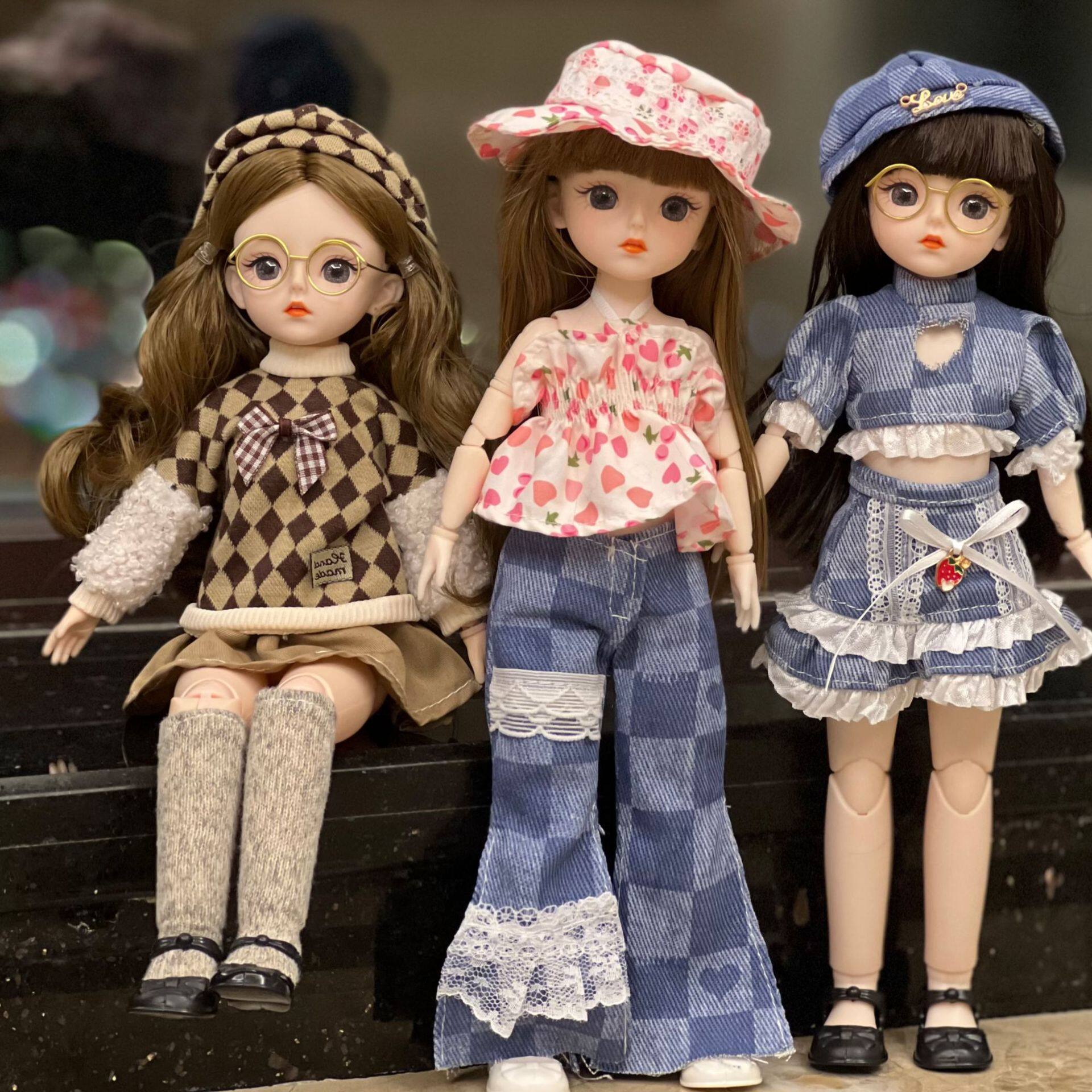 30-сантиметровый кукольный бар, 20-летняя новая кукла BJD, кукла для девочек 3-6 лет, играющая в домик, одевающая куклу