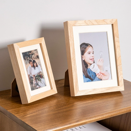Современная фоторамка из натурального дерева, настенная фотография, фотоальбом, 6 дюймовая, 7 дюймов, 10 дюймов
