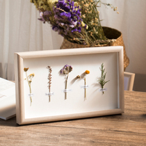 Simple Nordic specimen frame shaking sound Net red creative handmade dried flower Three-Dimensional Hollow Hollow Small photo frame setting table custom frame
