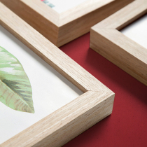 Solid Wood photo frame hanging wall custom framed frame a4k a4k A3 16 20 8 Open 36 inch certificate frame business license