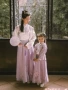 间 春装 新 Hanfu cha mẹ-con mẹ chồng phong cách Trung Quốc trang phục váy cổ tích retro - Trang phục dành cho cha mẹ và con quan ao tre em