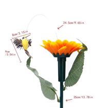 Solar Hummingbird Butterfly Solar Electric Toy Ornament Sunflower Feather Butterfly Flying Hummingbird