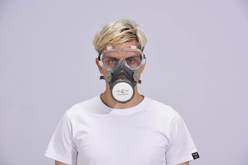 Mặt nạ chống bụi, chống bụi công nghiệp, mặt nạ phòng độc, chống formaldehyde, công nghiệp hóa chất, phun sơn mỏ than, trang trí oxy độc hại đặc biệt mặt nạ chống hóa chất