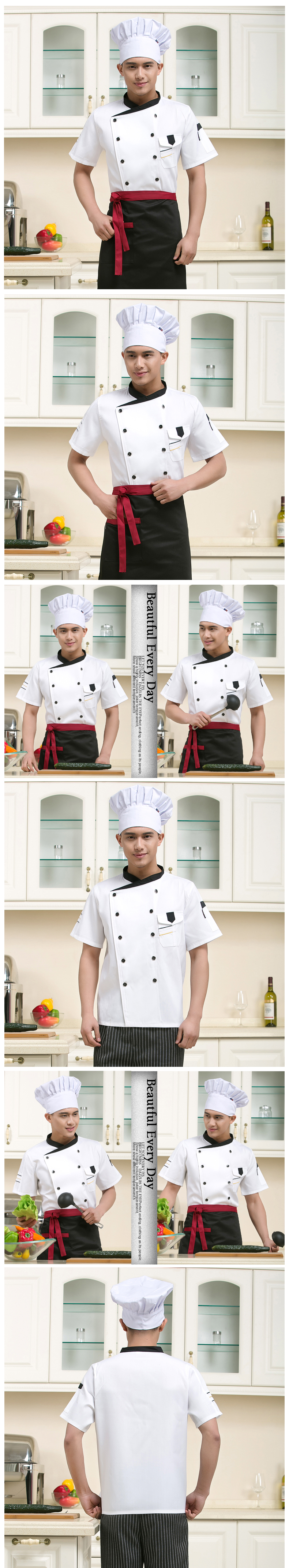 Tenue de cuisinier en nylon - Ref 1910753 Image 17