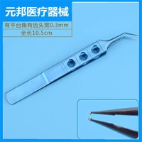 Титановые угла с плоской ручкой имеют зубы 0,3 зуба