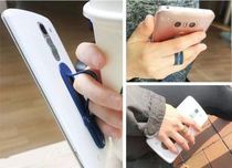 Live ultra-thin adjustment one-handed hand stretched personality lazy buckle retractable mobile phone ring back sticker adjustable shake sound