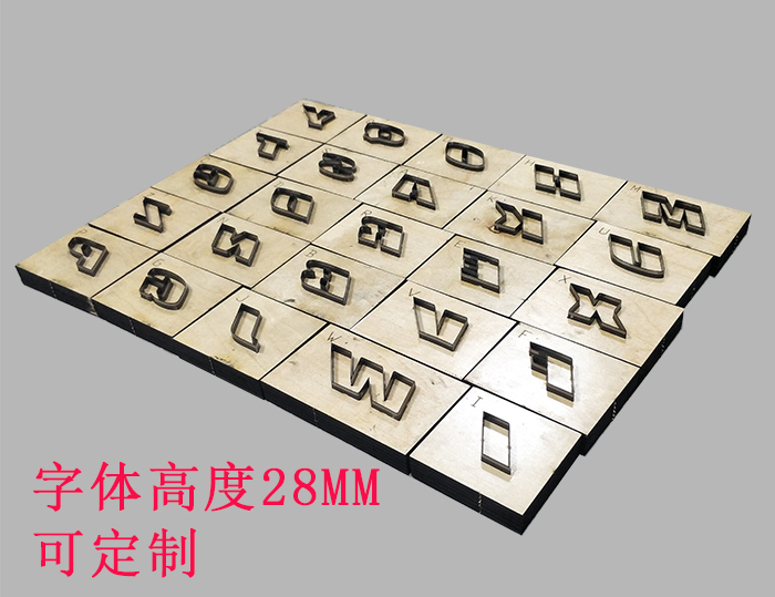 Letter Knife Mold Customized Spot Font Cutter Die Cut