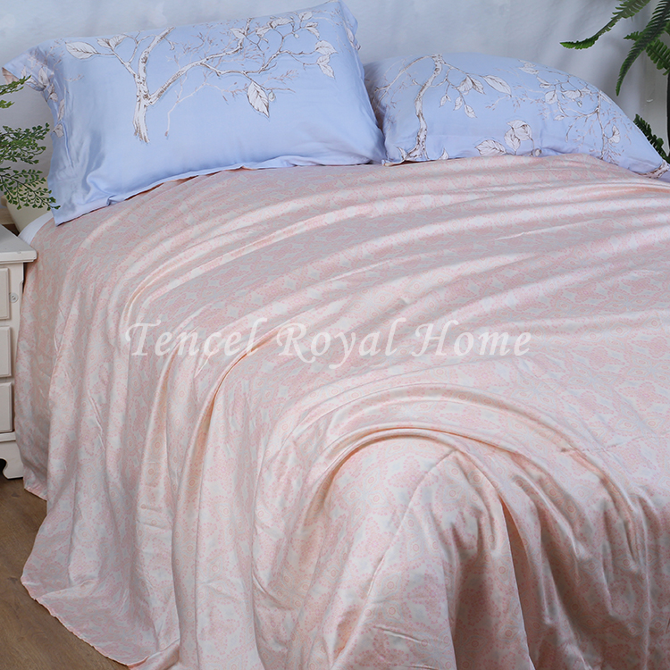 Phong cách châu âu tinh khiết 60 celestial quilt cover Lysell Tencel mượt cảm ứng mềm duy nhất quilt đơn bìa