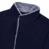 R614.Lee nhãn hiệu áo len nam mùa thu và mùa đông 50% len ba khóa không mở jacket áo khoác chống gió ấm áp thông thường áo len nam Áo len