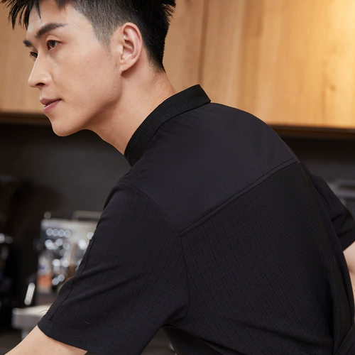 Летний комплект для работы для отеля, китайский стиль, короткий рукав, делается под заказ, с печатью вашего логотипа