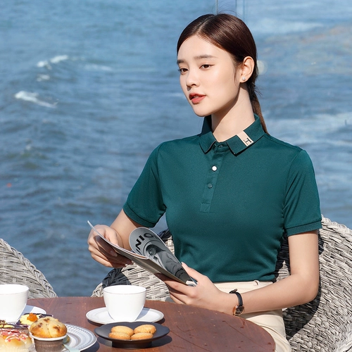 Шелковая футболка polo для работы, летняя футболка с коротким рукавом, делается под заказ, с печатью вашего логотипа