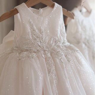 公主裙蓬蓬裙夏女童花童婚纱礼服钢琴演奏儿童演出宝宝生日连衣裙