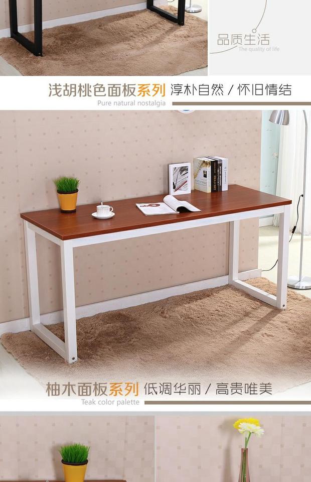Bàn làm việc bằng gỗ máy tính để bàn Bàn làm việc đơn giản - Bàn bàn học gấp