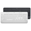Logitech K650 Commercial Wireless Bluetooth Keyboard for Office and Home Typing Computer Dual-Mode Bolt Receiver M650