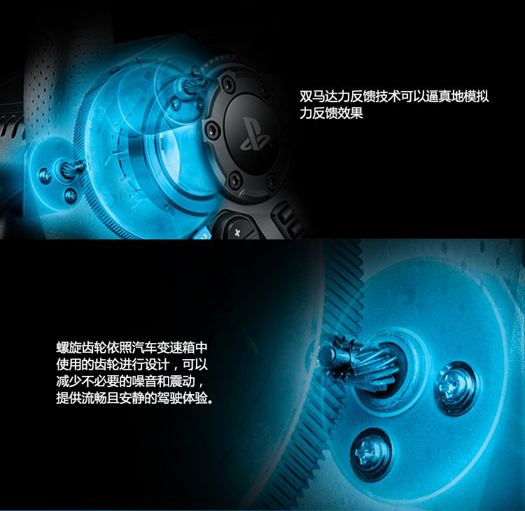 [Logitech Official Flagship Store] Logitech g G29 Racing Steering Wheel Set Driving Simulator Motion Sensing Racing Game Controller Ps5/Ps4/Pc/Horizon 5 Euro Truck Simulator 2 Dirt