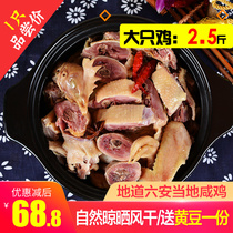 Anhui Special Salty Hens Farmhouse Homemade Rural Scattered Breeding Ground Chicken Cured of Cured Chicken 2 and Half Heavy Air-dried Large Chicken