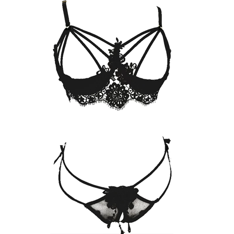 Sexy bra, underwear, lace thin set