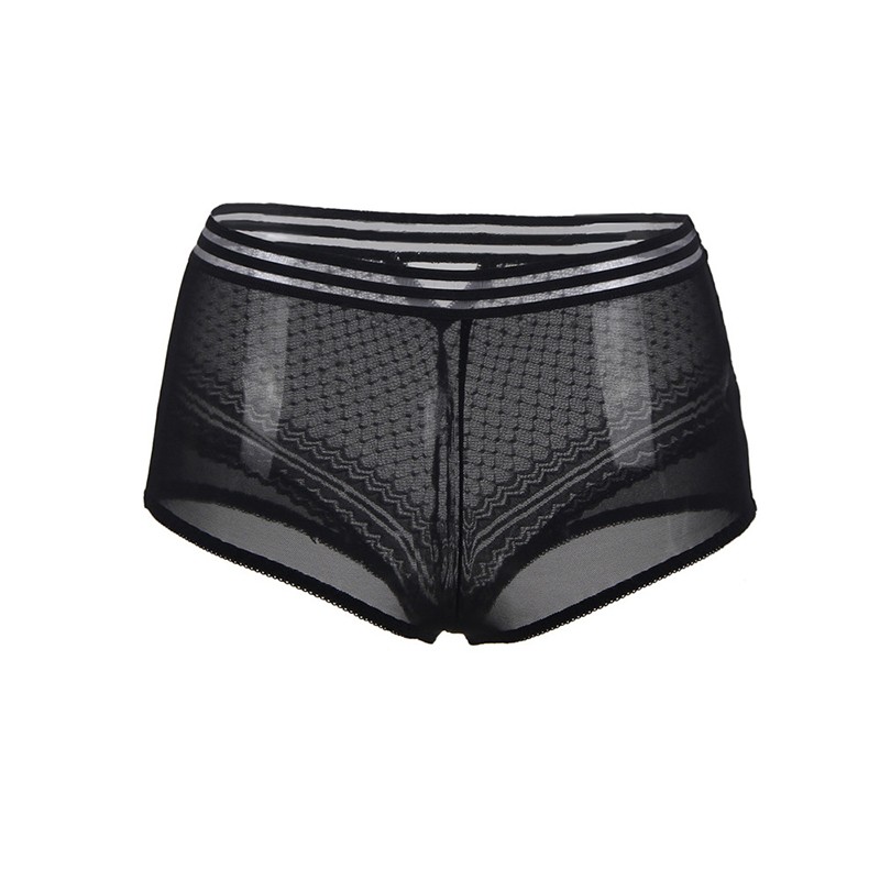 Kích thước lớn đồ lót nữ chất béo mm200 kg eo cao lần mỡ bụng đồ lót cơ thể phần mỏng đầy trong suốt quần lót nam seahorse