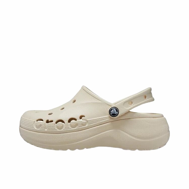 Crocs Baya Platform Clog Eva Non-Slip and Wear-Resistant Clogs 208186-11S