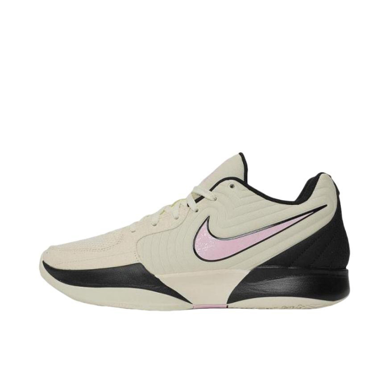 Nike Ja 2 Soft and Comfortable Non-Slip Wear-Resistant Low-Top Basketball Shoes Men's White Purple Black Fd7327-100