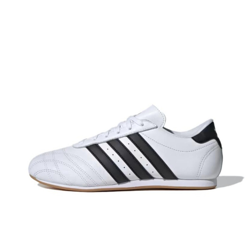 Adidas Originals Taekwondo Comfortable Low-Top Training Shoes for Women White and Black Js1194