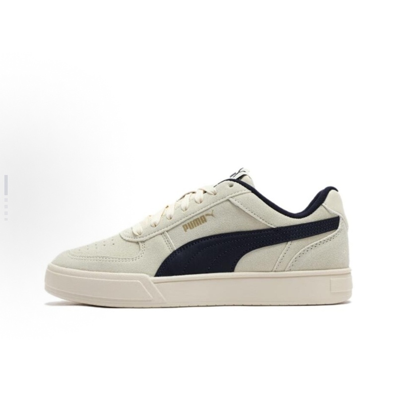 Puma Caven Thin-Soled, Wear-Resistant, Breathable, Low-Top Sneakers, Unisex, Beige 391939-09