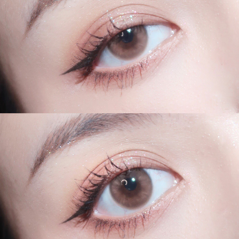 Blue-Gray pupil daily year throw female natural mixed color contact myopia glasses day throw men