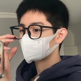 Черно -рамки Glasses Myopia может быть оборудована без степени анти -легочной анти -радиации, радиационно -реакционное плоское световое зеркало прилив красавица с большим рамкой для глаз.