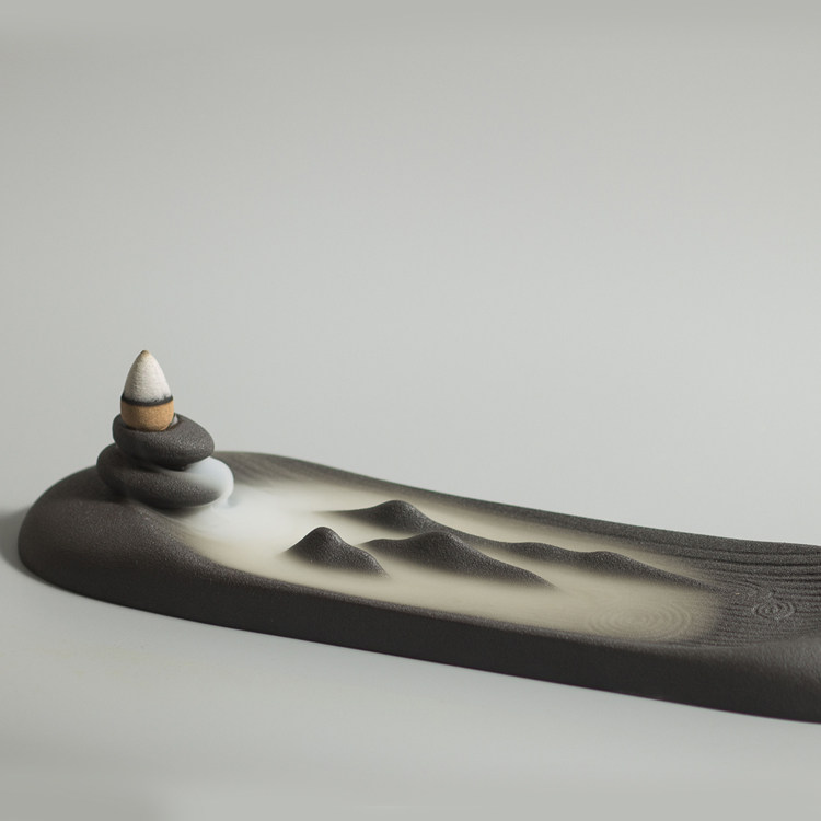 Alpine running water backflow smoke incense burner tower incense line incense agarwood sandalwood ceramic incense plug board tea ceremony incense road household ornaments