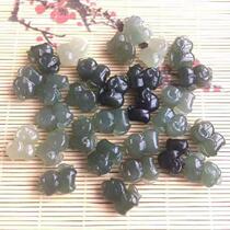  Liangyu Qiyuan seed material Natural Hetian jade live sheep fat white bracelet pendant pendant bracelet live special shot