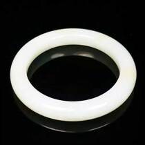 New natural jade Hetian jade bracelet jade bracelet simple fashion female round jade bracelet jewelry