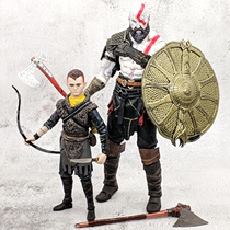 The War God handles the model of Kratos Kratos flame knife PS4 game version can move the dolls swing parts NECA