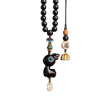 High-end car pendant deer car rearview mirror pendant interior safety jewelry high-end 2024 new internet celebrity