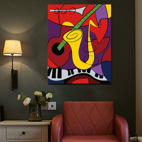 Пикассо абстрактное впечатление DIY Цифровая масляная картина