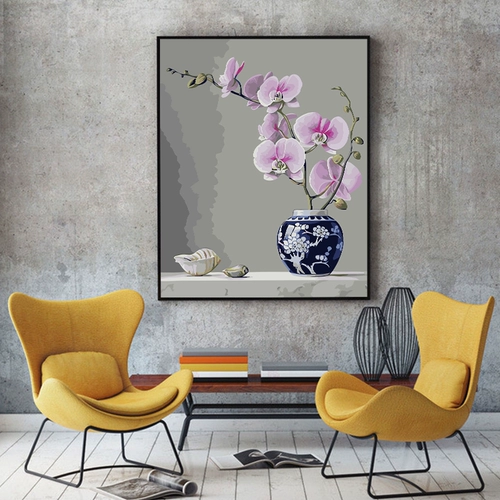 Растения растения цветочный ландшафт DIY Цифровой масляной рисунок