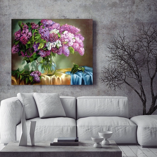 Растения растения цветок DIY Цифровой масляная картина