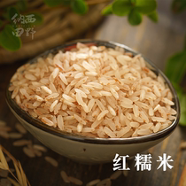 Yunnan red rice glutinous rice red rice new rice porridge material japonica coarse grains Lijiang farmers self-planted 1000g