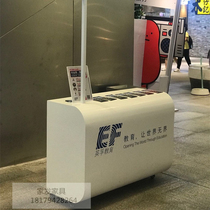 Anchor desk Broadcast desk School unit admissions small table Publicity table Removable hospital guide desk Reception desk