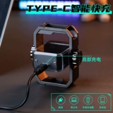 Защитная ветрозащитная креативная зажигалка с зарядкой, металлический крутящийся водонепроницаемый волчок, популярно в интернете, антистресс