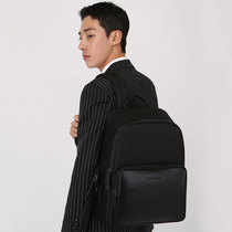 2021 Korean Mens Casual Shoulder Bag Nylon Leather Backpack Korean Fashion Youth Light Leisure Bag