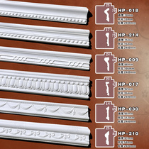 PU line carved flat line interior decoration corner ceiling wall shape background wall waist line top corner line HP-018