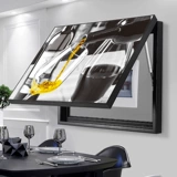 Коробка измерителя мощности декоративная живопись скандинавская распределительная коробка для покрытия, чтобы покрыть висящую картину Тотальное переключение электрической коробки с блокировкой абстрактное вино бокал.