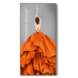 Постмодернистский персонаж, красота, украшение для входа, картина, светлая, роскошная вертикальная версия, гостиная, коридор, подвесная картина, фреска в скандинавском стиле для спальни