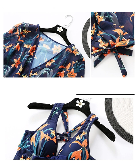 Cặp đôi đồ bơi gợi cảm Hàn Quốc mới che bụng đồ bơi nữ bảo thủ tuần trăng mật bãi biển cặp đôi đồ bơi