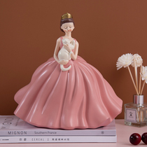 Cute girl heart Nordic small ornaments home accessories creative birthday gifts bedroom princess room desktop decorations