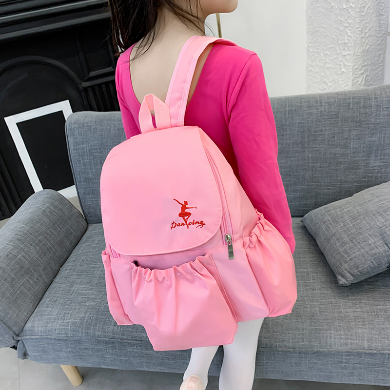 New dance package Children dance Shoulders Bag double shoulder dance Shoulder Bag Ballet Dancer Bag double shoulder dance package customizable