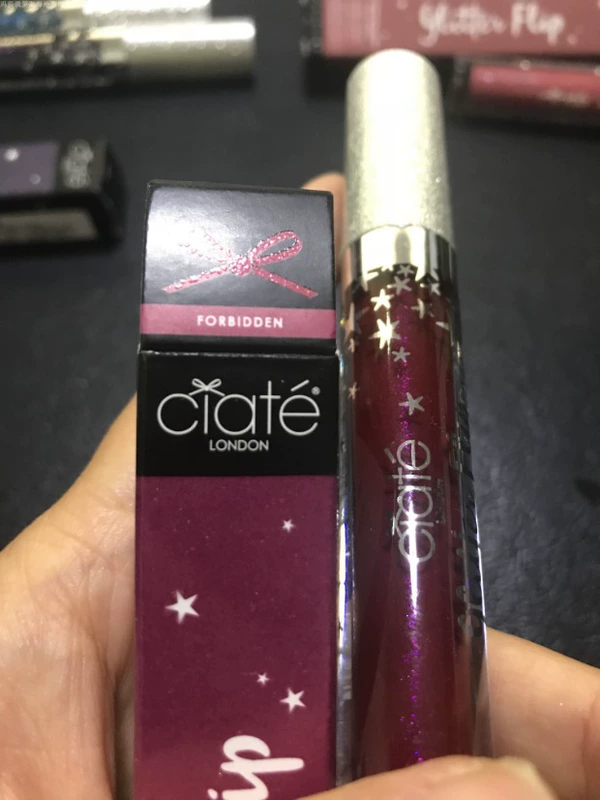 CIATE LONDON Moisturising Matte Gold Flash Lip Glaze Long lanh Flip Lip Glaze Lip Gloss Lipstick - Son bóng / Liquid Rouge