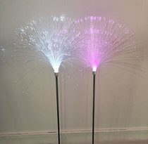 LED Fiber Reed Light Outdoor Waterproof Reeds Landscape View Lamp Inserts Grass Terrace Lamp Garden Brightening Engineering Decorative Lights