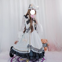 Summer day Department Soft girl Girl Cross Retro Lolita Dress Jsk Loretta Ocean Dress Daily Cos Clothing