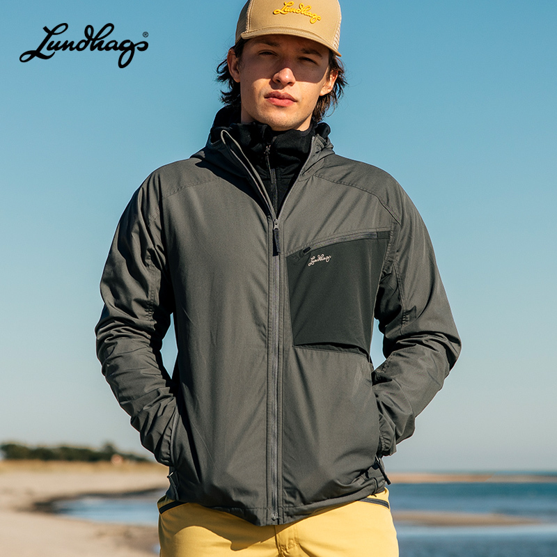 Lundhags Tived Stretch Outdoor Softshell Jacket, Lightweight and Breathable Mountaineering Jacket for Men